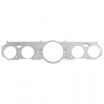 AutoMeter 7035 - DASH INSERT/ADAPTER, MUSTANG 65-66, 1 X 3-3/8, 4 X 2-1/16" 4