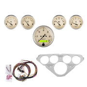 AutoMeter 7036-AB - DIRECT FIT DASH KIT, CHEVY TRUCK 55-59, MPH/FUEL/OILP/WTMP/BAT, AB 2