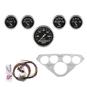 AutoMeter 7036-OTB - DIRECT FIT DASH KIT, CHEVY TRUCK 55-59, MPH/FUEL/OILP/WTMP/BAT, OTB 3