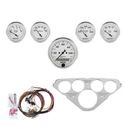 AutoMeter 7036-OTW - DIRECT FIT DASH KIT, CHEVY TRUCK 55-59, MPH/FUEL/OILP/WTMP/BAT, OTW 3