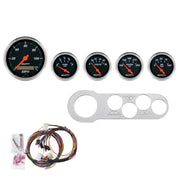 AutoMeter 7042-DB - DIRECT FIT DASH KIT, CHEVY CAR 53-54, MPH/FUEL/OILP/WTMP/BAT, DB 3