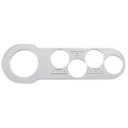 AutoMeter 7042-AB - DIRECT FIT DASH KIT, CHEVY CAR 53-54, MPH/FUEL/OILP/WTMP/BAT, AB 4