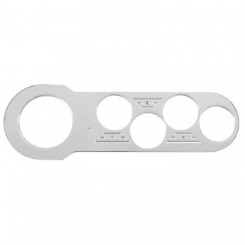 AutoMeter 7042 - DASH PANEL, CHEVY CAR 53-54, 1 X 3-1/8", 4 X 2-1/16", BILLET 4