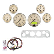 AutoMeter 7043-AB - DIRECT FIT DASH KIT, CHEVY TRUCK 64-66, TACH/MPH/FUEL/OILP/WTMP/VOLT, AB 3