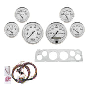 AutoMeter 7043-OTW - DIRECT FIT DASH KIT, CHEVY TRUCK 64-66, TACH/MPH/FUEL/OILP/WTMP/VOLT, OTW 3