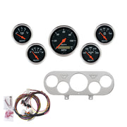 AutoMeter 7044-DB - DIRECT FIT DASH KIT, NOVA 62-65, MPH/FUEL/OILP/WTMP/BAT, DB 2