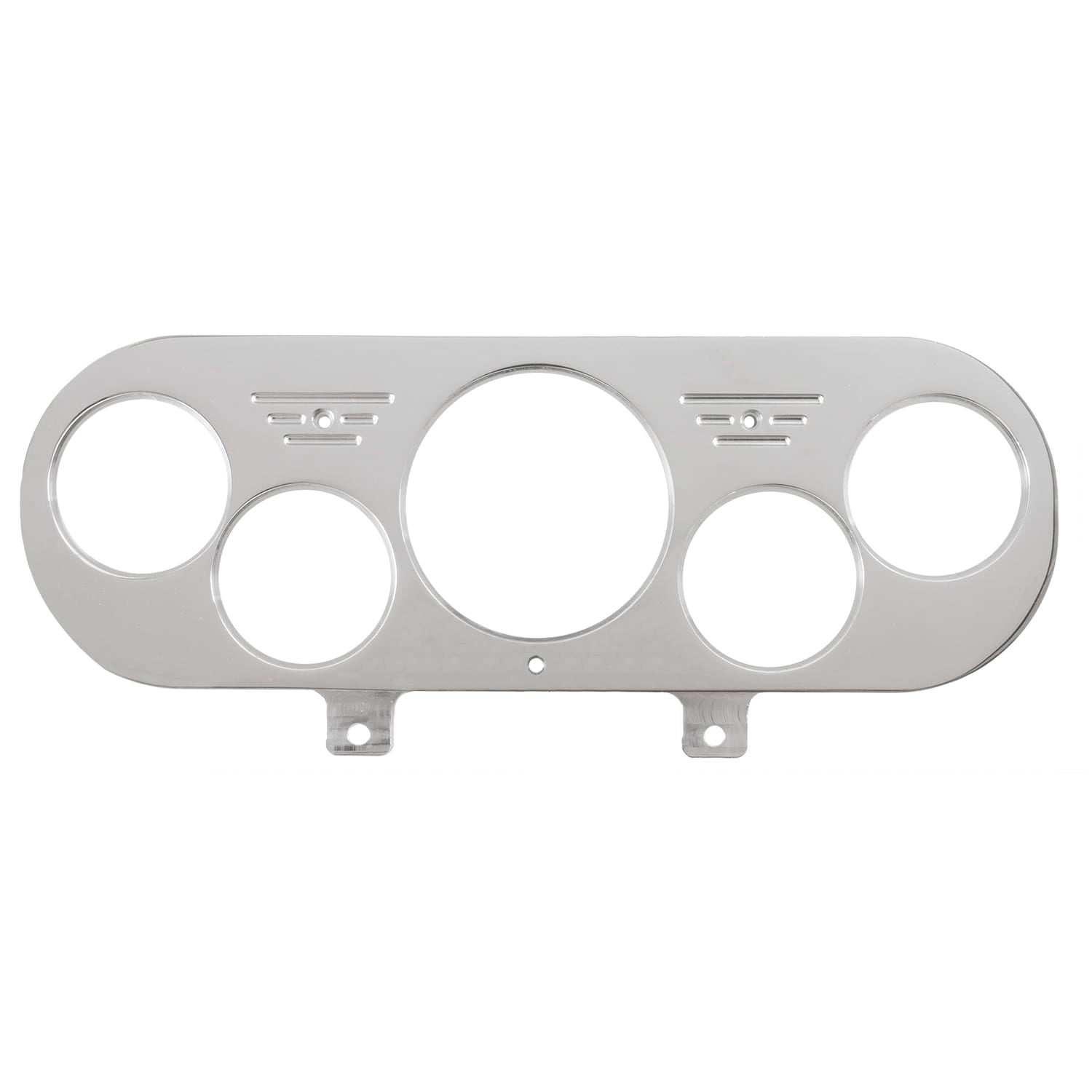 AutoMeter Body AutoMeter 7044 - DASH PANEL, NOVA 62-65, 1 X 3-1/8" & 4 X 2-1/16", BILLET