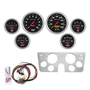 AutoMeter 7045-SC - DIRECT FIT DASH KIT, CHEVY TRUCK 67-72, TACH/MPH/FUEL/OILP/WTMP/VOLT, SPORT-COMP 3