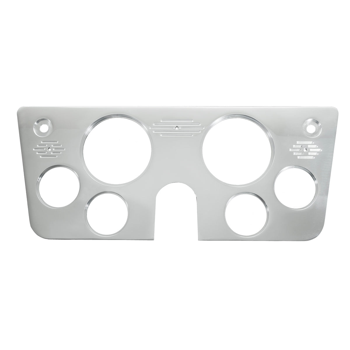 AutoMeter 7045 - DASH PANEL, CHEVY TRUCK 67-72, 2 X 5", 4 X 2-5/8", BILLET 3