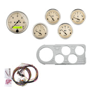 AutoMeter 7046-AB - DIRECT FIT DASH KIT, FORD TRUCK 48-50, MPH/FUEL/OILP/WTMP/BAT, AB 3