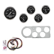 AutoMeter 7046-OTB - DIRECT FIT DASH KIT, FORD TRUCK 48-50, MPH/FUEL/OILP/WTMP/BAT, OTB 3