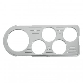 AutoMeter Body AutoMeter 7046 - DASH PANEL, FORD TRUCK 48-50, 1 X 3-1/8", 4 X 2-1/16", BILLET