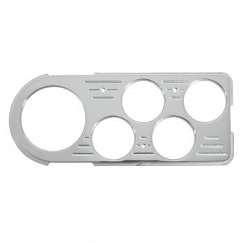 AutoMeter 7046 - DASH PANEL, FORD TRUCK 48-50, 1 X 3-1/8", 4 X 2-1/16", BILLET 4