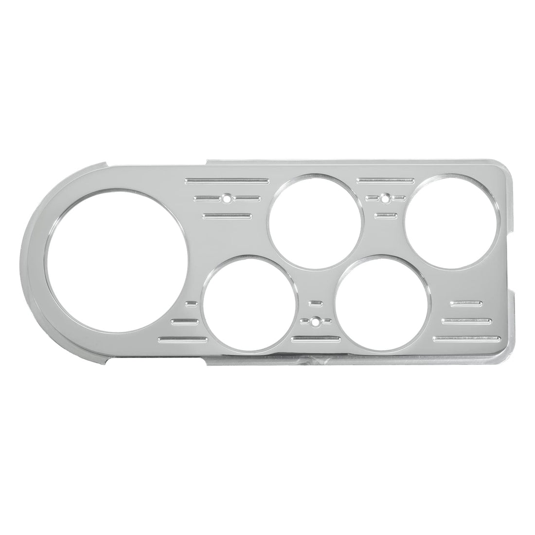 AutoMeter Body AutoMeter 7046 - DASH PANEL, FORD TRUCK 48-50, 1 X 3-1/8", 4 X 2-1/16", BILLET