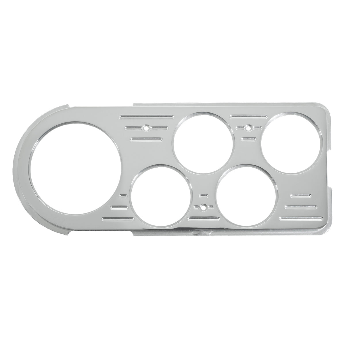 AutoMeter 7046 - DASH PANEL, FORD TRUCK 48-50, 1 X 3-1/8", 4 X 2-1/16", BILLET 3