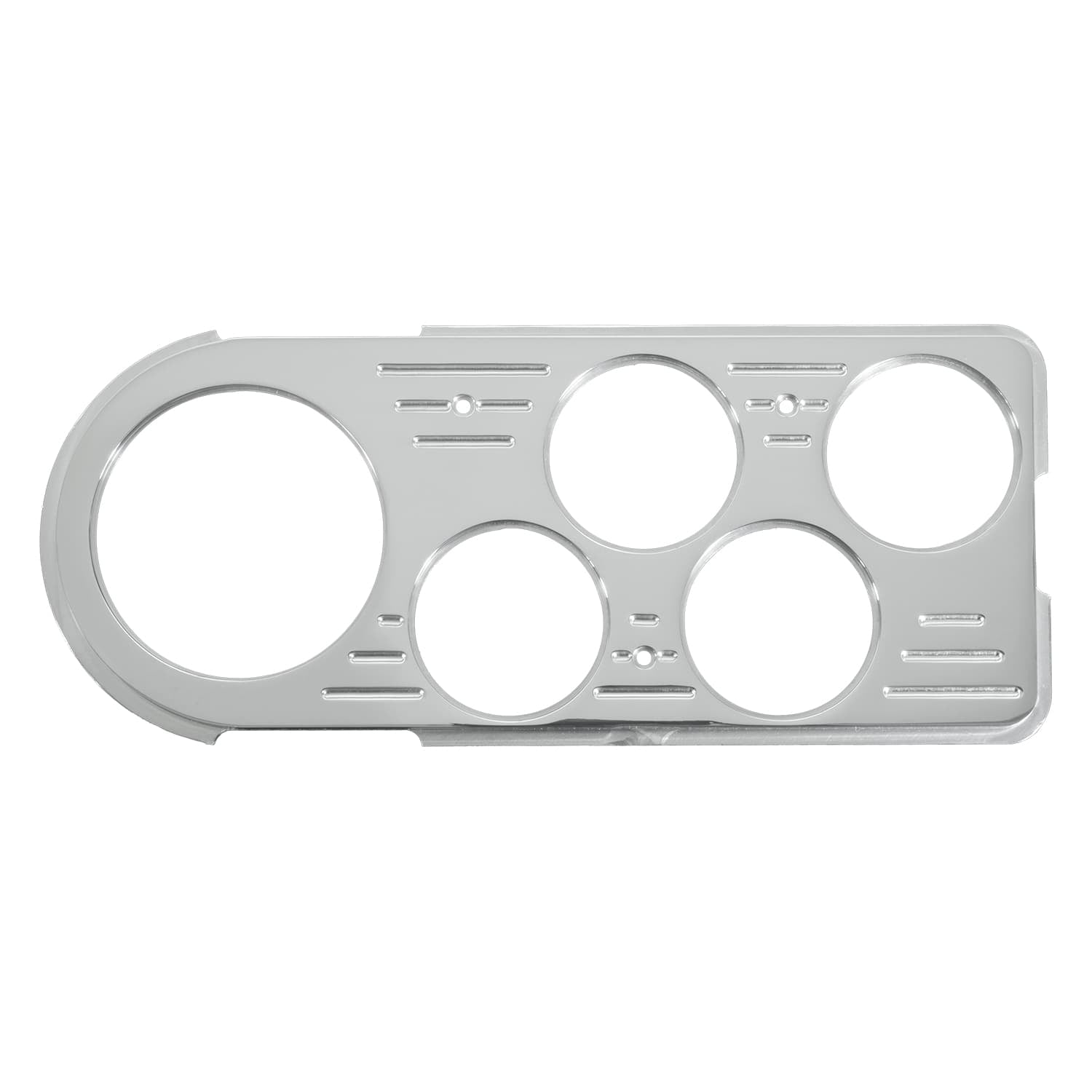 AutoMeter Body AutoMeter 7046 - DASH PANEL, FORD TRUCK 48-50, 1 X 3-1/8", 4 X 2-1/16", BILLET