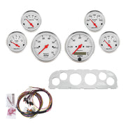AutoMeter 7047-AW - DIRECT FIT DASH KIT, CHEVY TRUCK 60-63, TACH/MPH/FUEL/OILP/WTMP/VOLT, AW 3