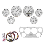 AutoMeter 7048-OTW - DIRECT FIT DASH KIT, FORD TRUCK 53-55, TACH/MPH/FUEL/OILP/WTMP/VOLT, OTW