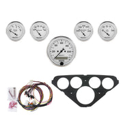 AutoMeter 7049-OTW - DIRECT FIT DASH KIT, CHEVY TRUCK 55-59, MPH/FUEL/OILP/WTMP/BAT, OTW 5
