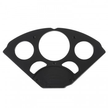 AutoMeter 7055 - DASH INSERT, CHEVY 55-56, 1 X 3-1/8" & 4 X 2-1/16", SR BEZEL, BLACK 4