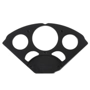 AutoMeter Body AutoMeter 7055 - DASH INSERT, CHEVY 55-56, 1 X 3-1/8" & 4 X 2-1/16", SR BEZEL, BLACK