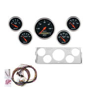AutoMeter 7057-DB - DIRECT FIT DASH KIT, CHEVY TRUCK 40-46, MPH/FUEL/OILP/WTMP/BAT, DB