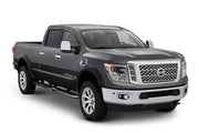Bushwacker 70908-02 - Black Pocket/Rivet Style Smooth Finish 4-Piece Fender Flare Set For 2004-2015 Nissan Titan W/O Lock Box Bushwacker 5