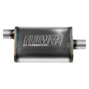 Flowmaster 71225 - Flow Fx Muffler Flow Fx Muffler 2.25 Offset In/ 2.25 Center Out Moderate Sound Stainless Steel Flowmaster 2