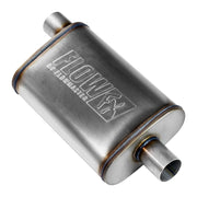 Flowmaster 71225 - Flow Fx Muffler Flow Fx Muffler 2.25 Offset In/ 2.25 Center Out Moderate Sound Stainless Steel Flowmaster 3