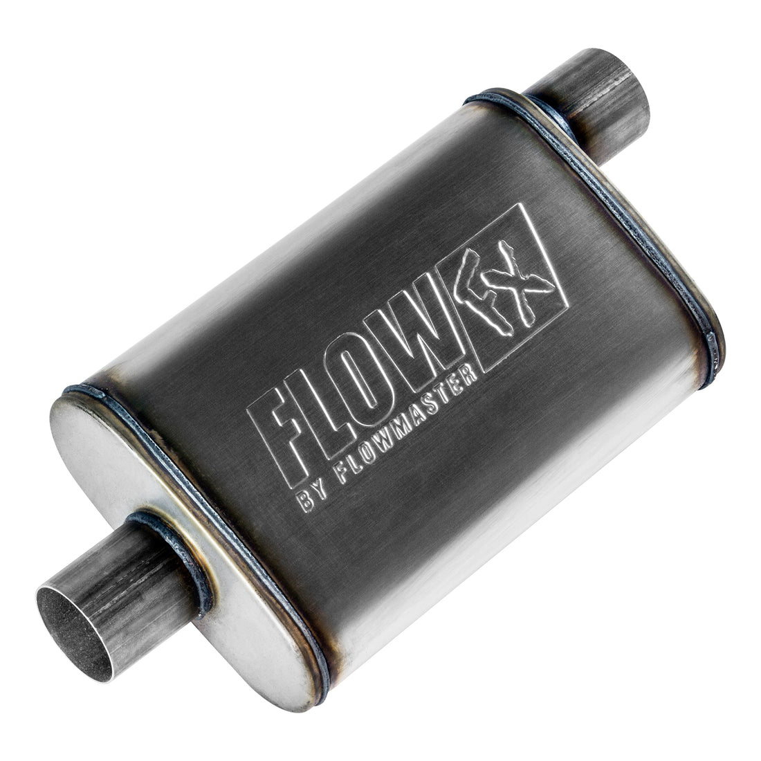 Flowmaster 71226 - Flow Fx Muffler Flow Fx Muffler 2.50 Offset In/ 2.50 Center Out Moderate Sound Stainless Steel Flowmaster 1