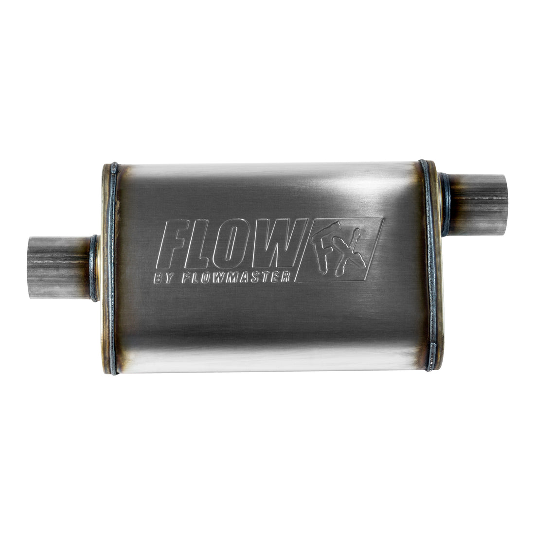 Flowmaster 71226 - Flow Fx Muffler Flow Fx Muffler 2.50 Offset In/ 2.50 Center Out Moderate Sound Stainless Steel Flowmaster 3