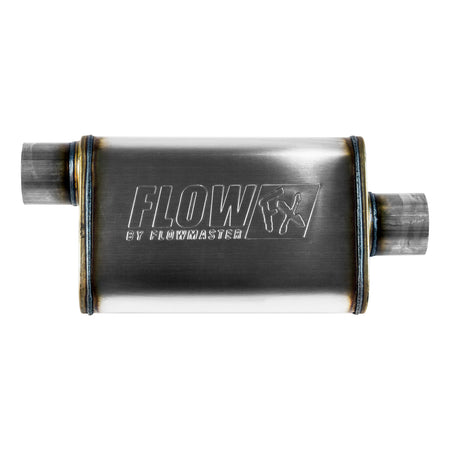 Flowmaster 71229 - Flow Fx Muffler Flow Fx Muffler 3.00 Offset In/ 3.00 Center Out Moderate Sound Stainless Steel Flowmaster 2