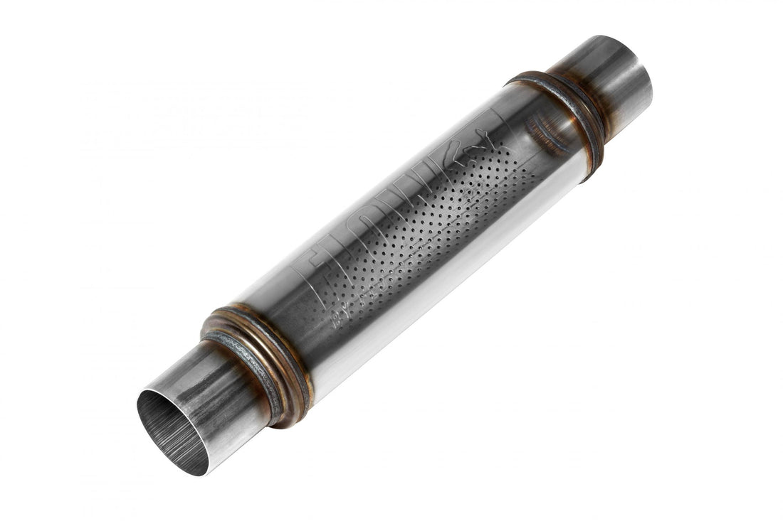 Flowmaster 71415 - Flow Fx Muffler Flow Fx Muffler 2.25 In/Out Round Body Moderate Sound Stainless Steel Flowmaster 4