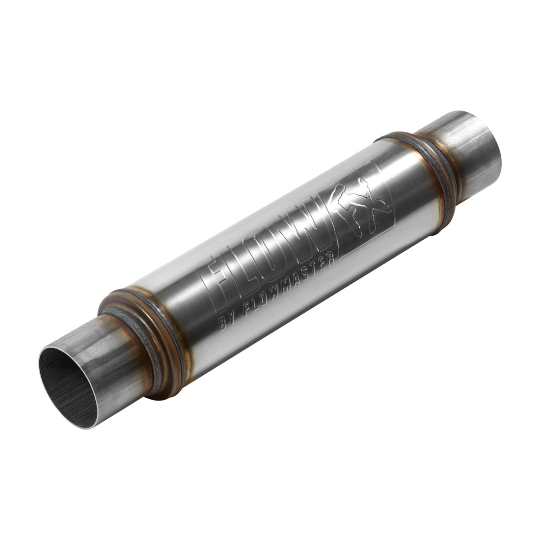 Flowmaster 71419 - Flow Fx Muffler Flow Fx Muffler 3.00 In/Out Round Body Moderate Sound Stainless Steel Flowmaster 1