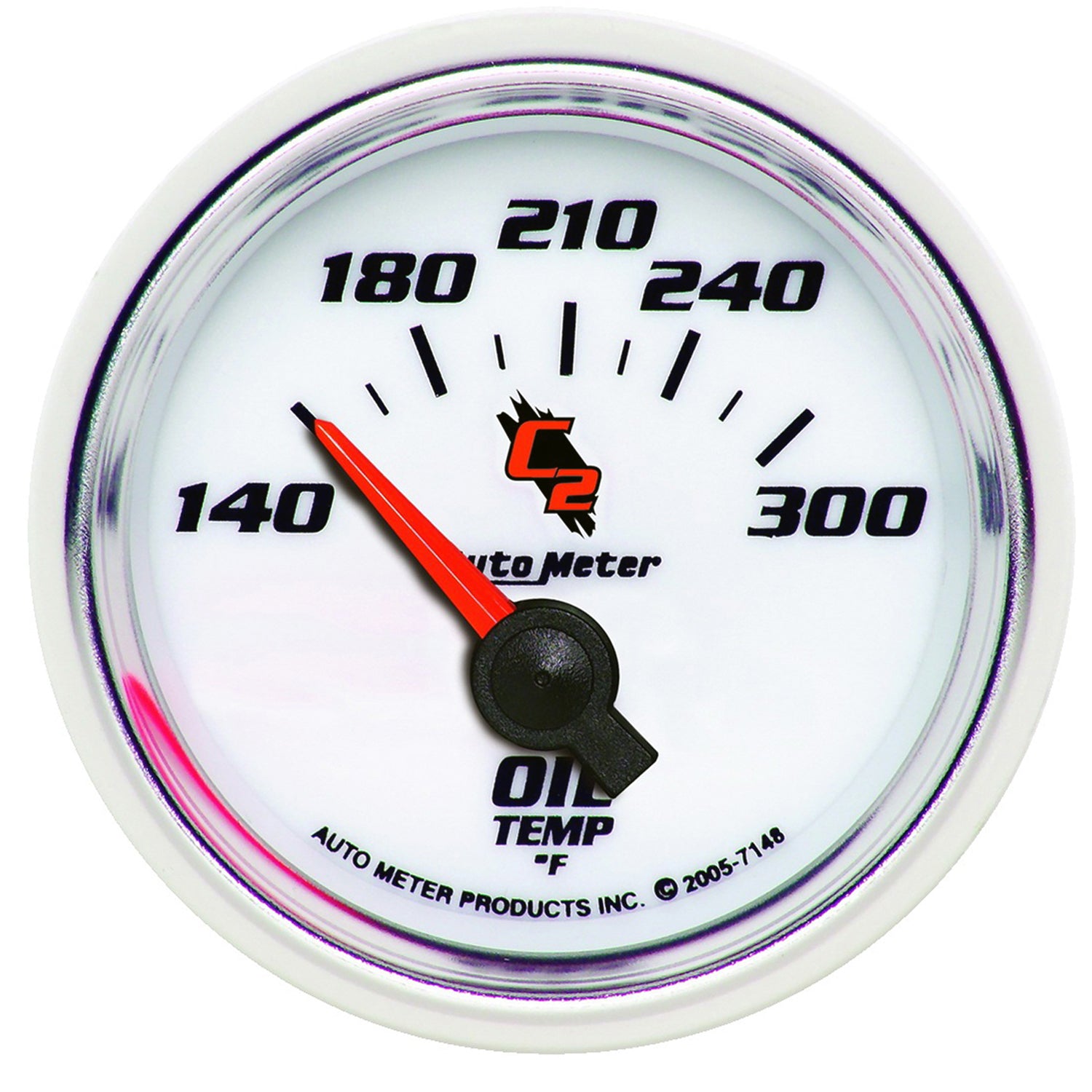 AutoMeter 7148 - GAUGE, OIL TEMP, 2 1/16", 140-300?F, ELECTRIC, C2 3