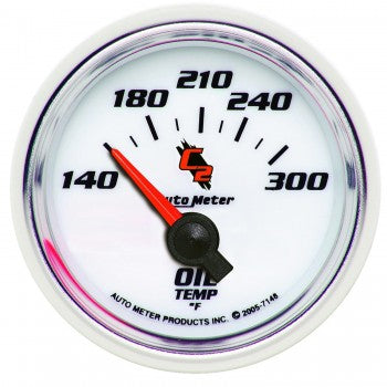 AutoMeter 7148 - GAUGE, OIL TEMP, 2 1/16", 140-300?F, ELECTRIC, C2 5