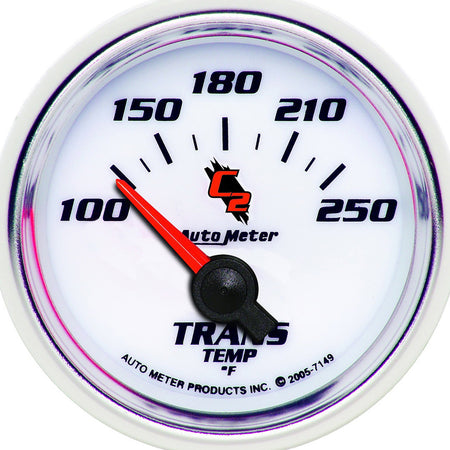 AutoMeter 7149 - GAUGE, TRANSMISSION TEMP, 2 1/16", 100-250?F, ELECTRIC, C2 3