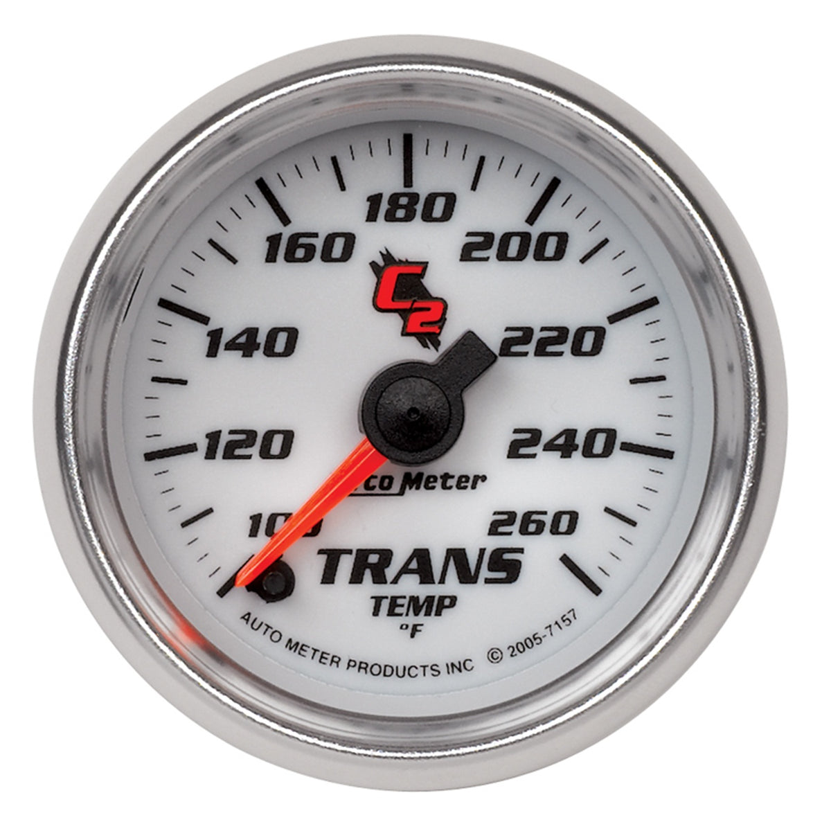 AutoMeter 7157 - GAUGE, TRANSMISSION TEMP, 2 1/16", 100-260?F, DIGITAL STEPPER MOTOR, C2 3
