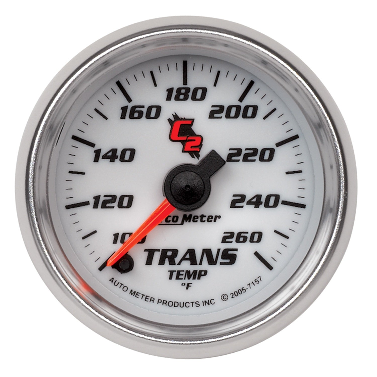 AutoMeter 7157 - GAUGE, TRANSMISSION TEMP, 2 1/16", 100-260?F, DIGITAL STEPPER MOTOR, C2 3