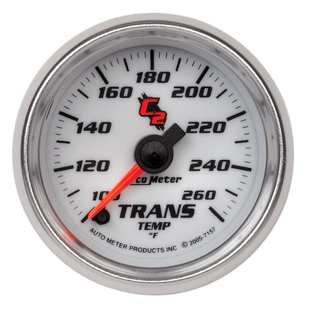 AutoMeter 7157 - GAUGE, TRANSMISSION TEMP, 2 1/16", 100-260?F, DIGITAL STEPPER MOTOR, C2 3