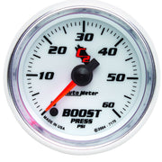 AutoMeter 7170 - GAUGE, BOOST, 2 1/16", 60PSI, DIGITAL STEPPER MOTOR, C2 3