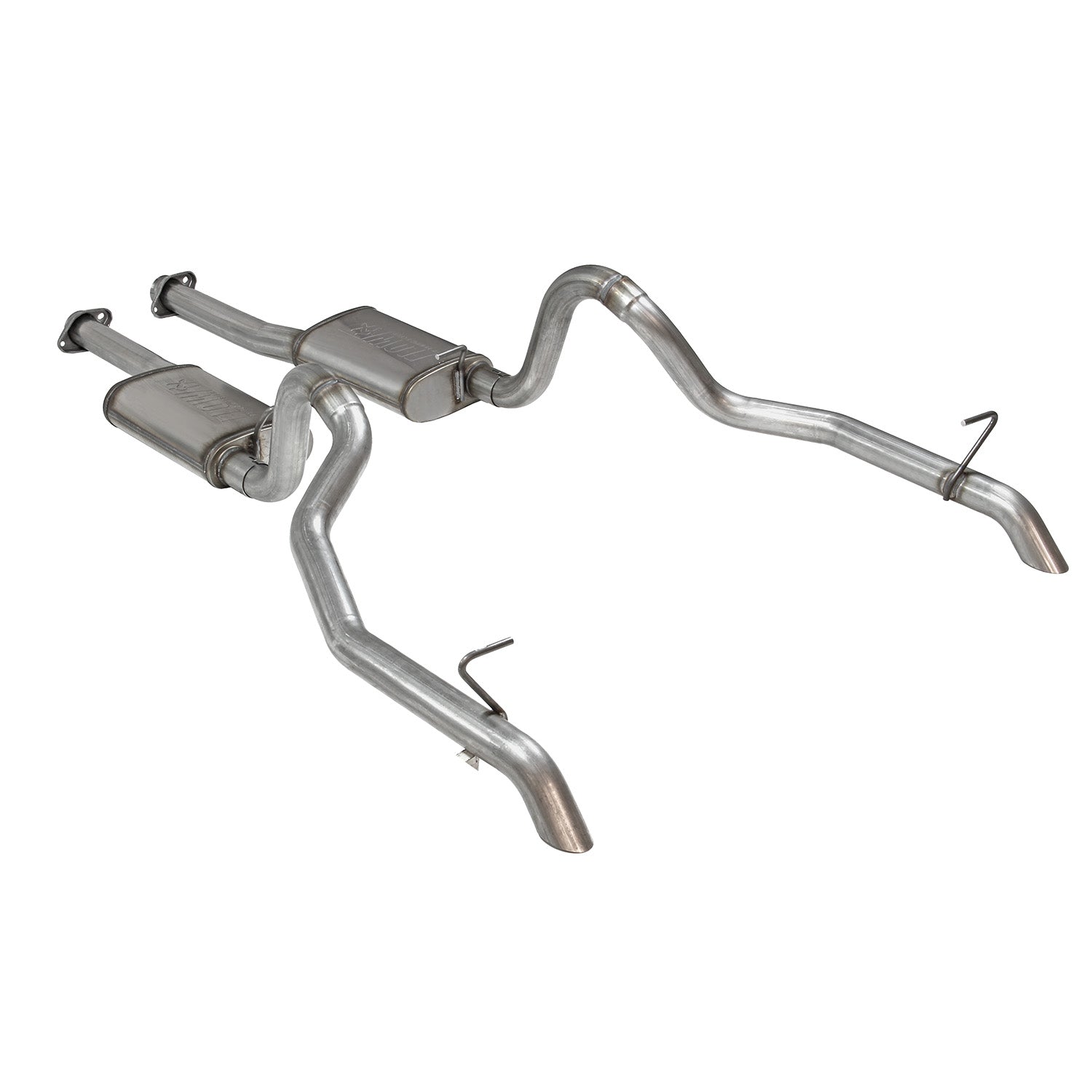 Flowmaster 717116 - Flow Fx Cat-Back Exhaust System Fits 1987-1993 Ford Mustang Gt 5.0L, Flow Fx Cat-Back, 2.5 Inch 409 Stainless Steel Exhaust System Flowmaster 3