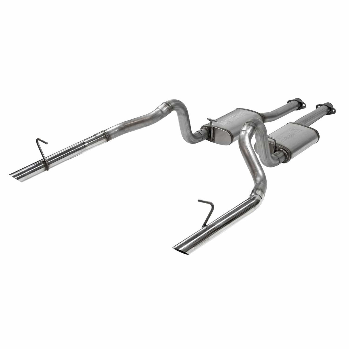 Flowmaster NA Flowmaster 717213 - Flow Fx Cat-Back Exhaust System 1986-1993 Ford Mustang Lx 5.0L (1986 Gt) Flow Fx Cat-Back, 2.5 Inch 409 Stainless Steel Exhaust System Flowmaster