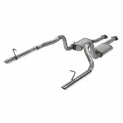 Flowmaster NA Flowmaster 717213 - Flow Fx Cat-Back Exhaust System 1986-1993 Ford Mustang Lx 5.0L (1986 Gt) Flow Fx Cat-Back, 2.5 Inch 409 Stainless Steel Exhaust System Flowmaster