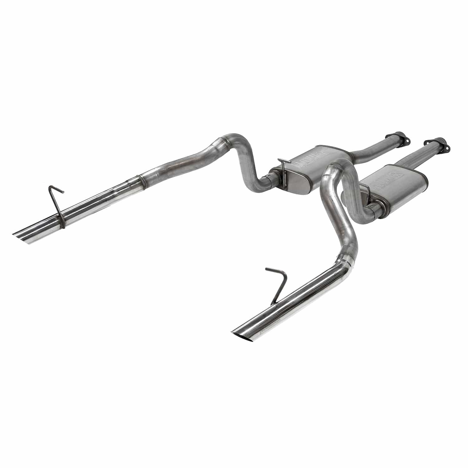 Flowmaster NA Flowmaster 717213 - Flow Fx Cat-Back Exhaust System 1986-1993 Ford Mustang Lx 5.0L (1986 Gt) Flow Fx Cat-Back, 2.5 Inch 409 Stainless Steel Exhaust System Flowmaster