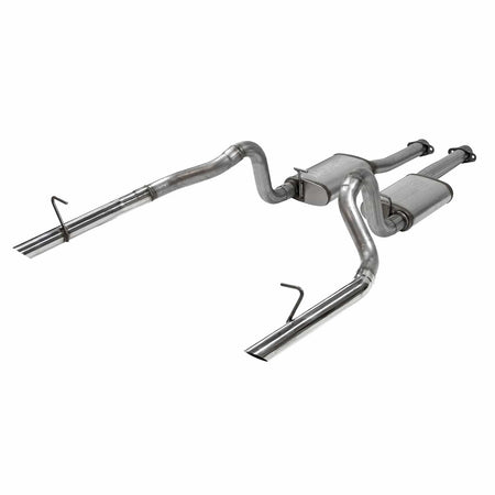 Flowmaster NA Flowmaster 717213 - Flow Fx Cat-Back Exhaust System 1986-1993 Ford Mustang Lx 5.0L (1986 Gt) Flow Fx Cat-Back, 2.5 Inch 409 Stainless Steel Exhaust System Flowmaster