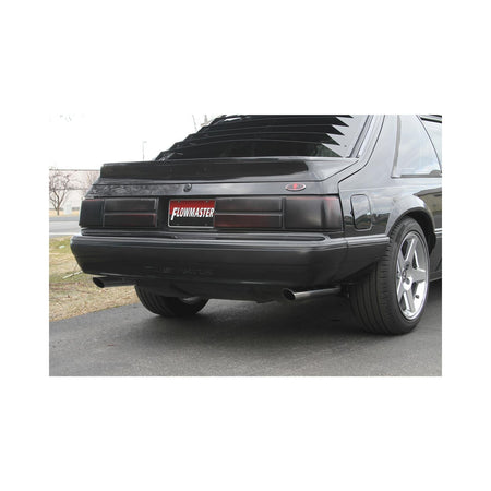 Flowmaster NA Flowmaster 717213 - Flow Fx Cat-Back Exhaust System 1986-1993 Ford Mustang Lx 5.0L (1986 Gt) Flow Fx Cat-Back, 2.5 Inch 409 Stainless Steel Exhaust System Flowmaster