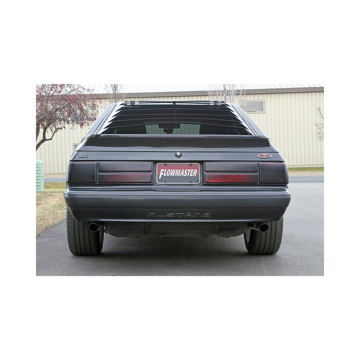 Flowmaster NA Flowmaster 717213 - Flow Fx Cat-Back Exhaust System 1986-1993 Ford Mustang Lx 5.0L (1986 Gt) Flow Fx Cat-Back, 2.5 Inch 409 Stainless Steel Exhaust System Flowmaster