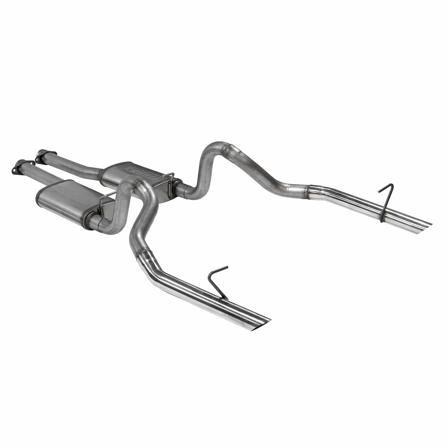 Flowmaster NA Flowmaster 717213 - Flow Fx Cat-Back Exhaust System 1986-1993 Ford Mustang Lx 5.0L (1986 Gt) Flow Fx Cat-Back, 2.5 Inch 409 Stainless Steel Exhaust System Flowmaster