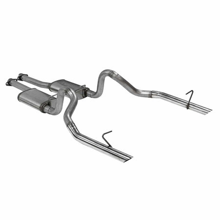 Flowmaster NA Flowmaster 717213 - Flow Fx Cat-Back Exhaust System 1986-1993 Ford Mustang Lx 5.0L (1986 Gt) Flow Fx Cat-Back, 2.5 Inch 409 Stainless Steel Exhaust System Flowmaster